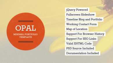Photo of [Download-S2] Opal - Themeforest Minimal HTML Portfolio Template