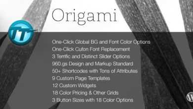 Photo of [Download-S2] Origami Themeforest Wordpress Theme