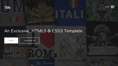 Photo of [Download-S2] Bibi - HTML5 & CSS3 Template