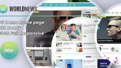 Photo of [Download-S2] WorldNews v1.1 - Magazine RTL Responsive WordPress BlogMagazine