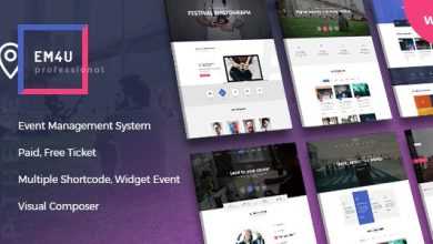 Photo of [Download-S2] Event EM4U v1.3.1 - Multiple Event Booking Conference Ticket, QR Code Calendar WordPress Theme
