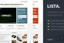 Photo of [Download-S2] Lista - Themeforest Newsletter Form Landing Page