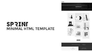 Photo of [Download-S2] Sprint - Minimal Responsive HTML Portfolio