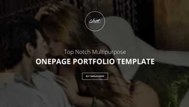 Photo of [Download-S2] Shot - Photography One Page Bootstrap Template