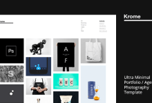 Photo of [Download-S2] KROME - Pure & Minimal Creative Portfolio / Agency / Photography Template