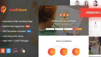 Photo of [Download-S2] LeadEduco v1.1 - Education HTML Landing Page Template