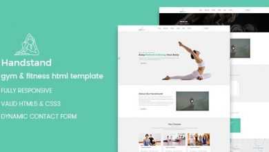 Photo of [Download-S2] Handstand - Gym & Fitness HTML Template