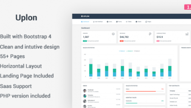 Photo of [Download-S2] Uplon - Responsive Bootstrap 4 Web App Kit