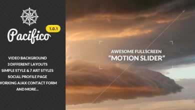 Photo of [Download-S2] Pacifico - Fullscreen Themeforest template with Motion Slider