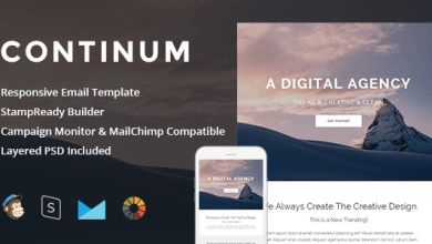 Photo of [Download-S2] Continum - Responsive Email + StampReady Builder