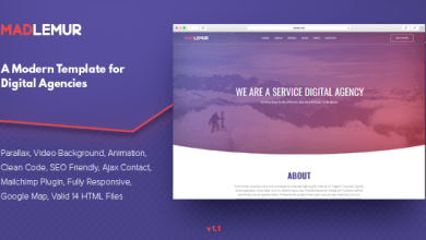 Photo of [Download-S2] Mad Lemur v1.1 - A Modern Template for Digital Agencies