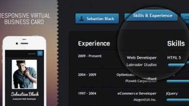 Photo of [Download-S2] Dark UI - Responsive Virtual Business Card