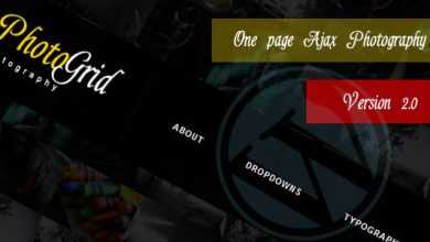 Photo of [Download-S2] PhotoGrid - Themeforest One Page Ajax Photography WP Theme