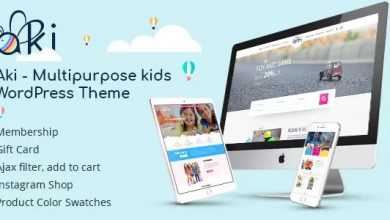 Photo of [Download-S2] Aki v1.2.7 - Multipurpose Kids WordPress Theme