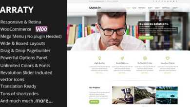 Photo of [Download-S2] Sarraty v1.7 - Retina Responsive Multi-Purpose Theme
