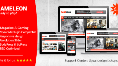 Photo of [Download-S2] Gameleon v6.2 - WordPress Magazine & Arcade Theme