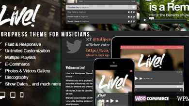 Photo of [Download-S2] Live! v2.0.6.9 - Themeforest Music Wordpress Theme