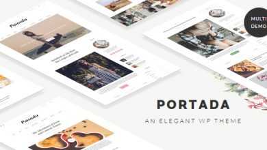 Photo of [Download-S2] Portada v1.8 - Elegant Blog Blogging WordPress Theme