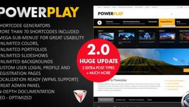 Photo of [Download-S2] POWERPLAY - Themeforest Premium Multipurpose WP Theme