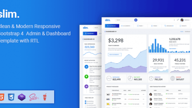Photo of [Download-S2] Slim - Modern & Clean Responsive Bootstrap 4 Admin Dashboard Template