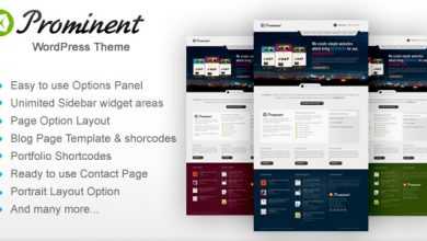Photo of [Download-S2] Prominent: A Themeforest Creative CMS Wordpress Theme for all