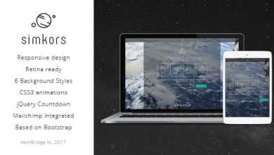 Photo of [Download-S2] SimKors - Creative Coming Soon & Maintenance Mode Template