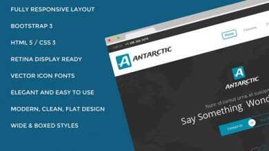 Photo of [Download-S2] Antarctic - Creativemarket Bootstrap Site Theme