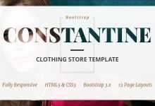 Photo of [Download-S2] Constantine - Fashion Clothes Shop HTML Template