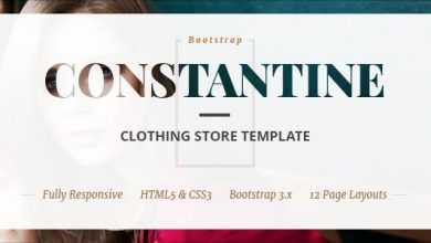 Photo of [Download-S2] Constantine - Fashion Clothes Shop HTML Template