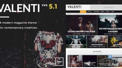 Photo of [Download-S2] Valenti v5.1.1 - WordPress HD Review Magazine News Theme