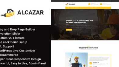 Photo of [Download-S2] Alcazar - Construction, Renovation & Building Wordpress Theme