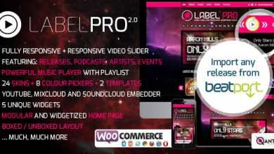 Photo of [Download-S2] Music Label Pro - Responsive Music Wordpress Theme