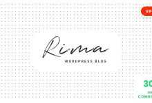 Photo of [Download-S2] Rima v1.7.7 - Personal Blog WordPress Theme