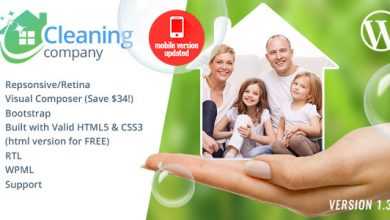 Photo of [Download-S2] Cleaning Services v1.3 - WordPress Theme + RTL