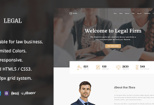 Photo of [Download-S2] Legal - Law Firm OnePage HTML Template