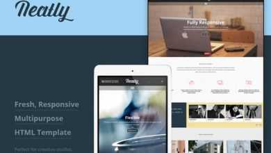 Photo of [Download-S2] Neatly - Creativemarket Responsive HTML Template