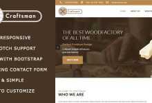 Photo of [Download-S2] Craftsman - Carpentry/Woodwork HTML Template