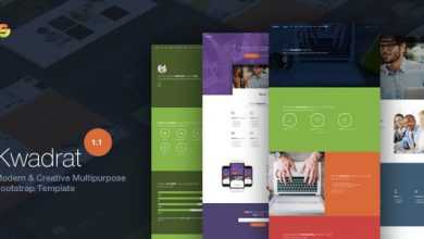 Photo of [Download-S2] Kwadrat - Creative Multipurpose HTML5 Template