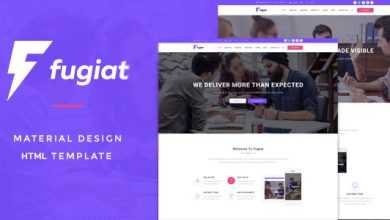 Photo of [Download-S2] Fugiat - Material Design HTML Template