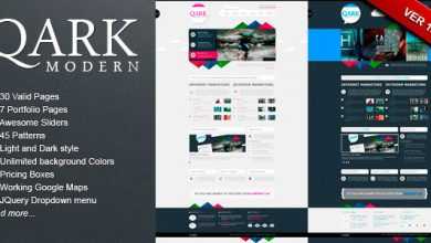 Photo of [Download-S2] QARK Modern - Themeforest HTML Template