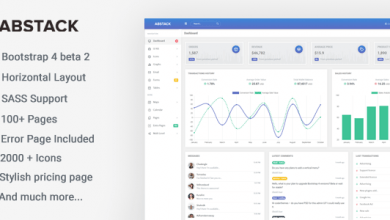 Photo of [Download-S2] Abstack v1.1 - Responsive Bootstrap 4 Web App Kit