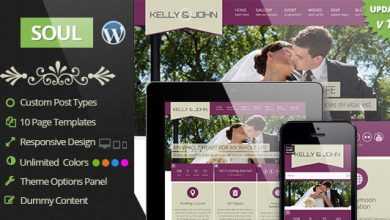 Photo of [Download-S2] Soul v1.9.0 - Responsive WordPress Wedding Theme