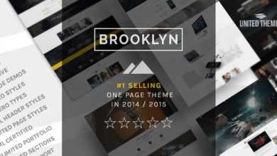 Photo of [Download-S2] Brooklyn v2.8.6 - Creative One Page Multi-Purpose Theme