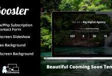 Photo of [Download-S2] Booster - Responsive Coming Soon Template