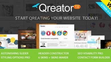 Photo of [Download-S2] Qreator - Responsive Premium Wordpress Theme