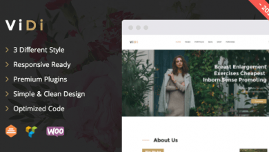 Photo of [Download-S2] ViDi v1.0.8 - Multi-Purpose Corporate WordPress Theme