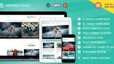 Photo of [Download-S2] NewsStand v1.0.18 - Magazine/Blog/Shop Wordpress Theme