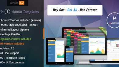 Photo of [Download-S2] mAdmin - Multi Style AngularJS Admin + Frontend