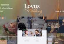 Photo of [Download-S2] Lovus v1.0.4 - Wedding Planner WordPress Theme
