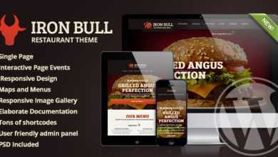 Photo of [Download-S2] Iron Bull v2.4 - Themeforest Restaurant Wordpress Theme